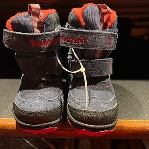 Timberland Polar Cave SUEDE Waterproof Snow Boots SZ 6 Kid